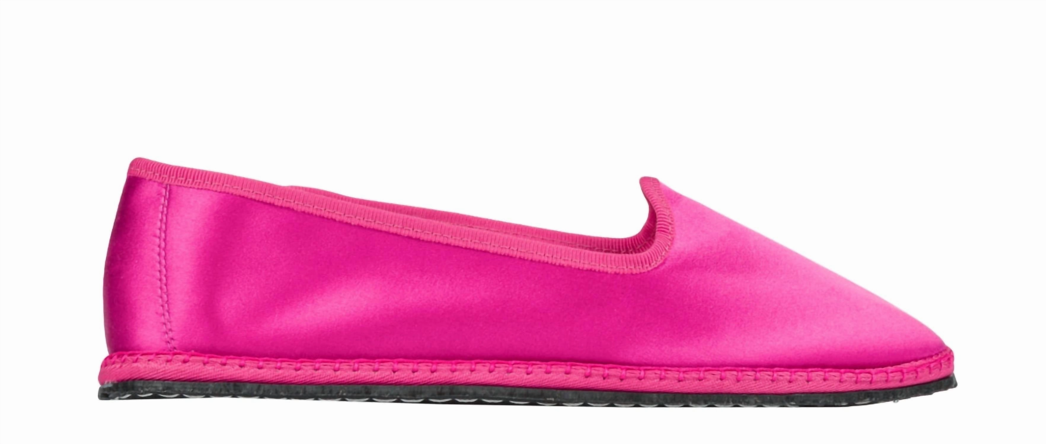 Holiday Slippers Women's Classic Silk Furlana Slippers In Fragola