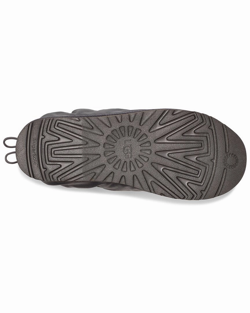 UGG Tasman Shroud Zip Clog Slippers Fuzzy