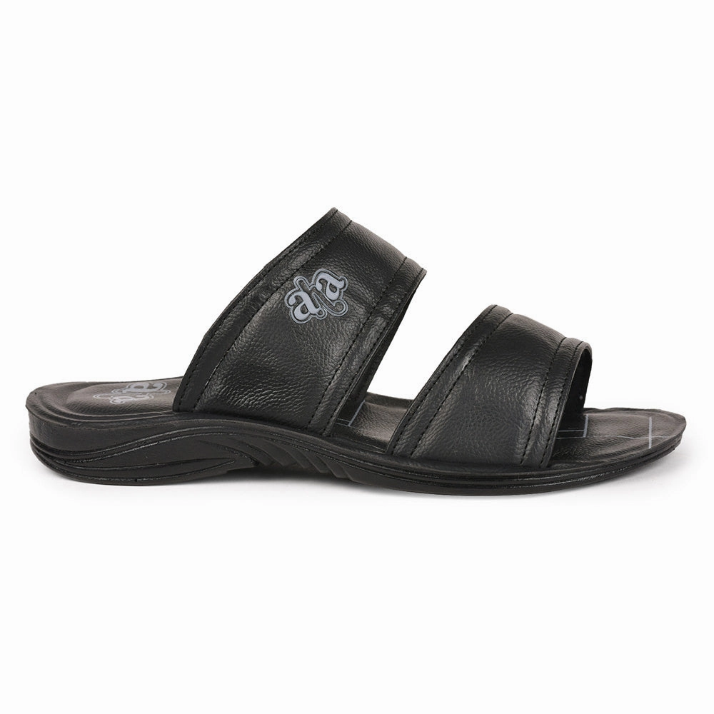 Viral Ugg Slippers A-HA By Liberty GHD-50 Casual Black Slipper For Men