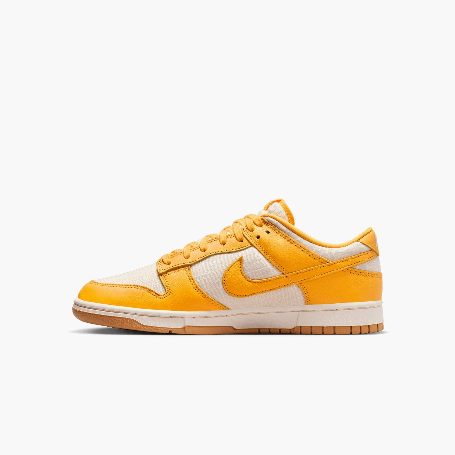 Men's Dunk Low Retro PRM "University Gold" Natalie White Basketball Shoes