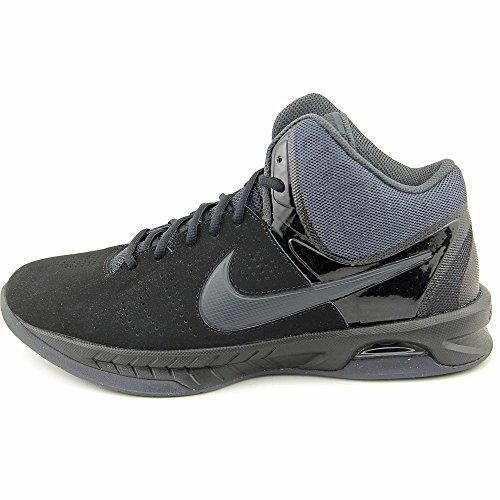 Air Visi Pro Vi Nbk Black/Anthracite AnkleHigh Nubuck Basketball Shoe 9.5M North Carolina Team Basketball Shoes