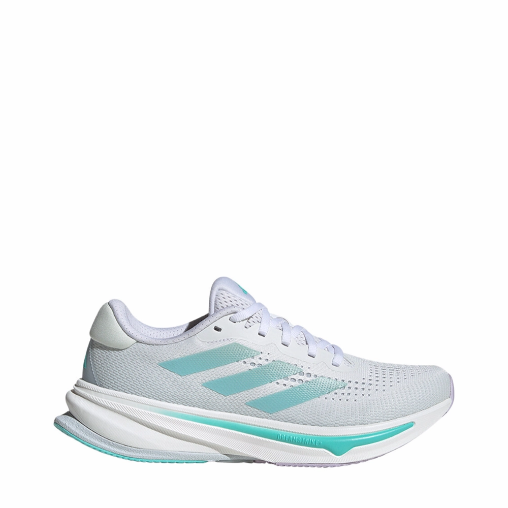 Response Adidas Shoes Adidas Women's Supernova Rise Sneaker in Ftw White/Linen Green Metallic/Flash Aqua