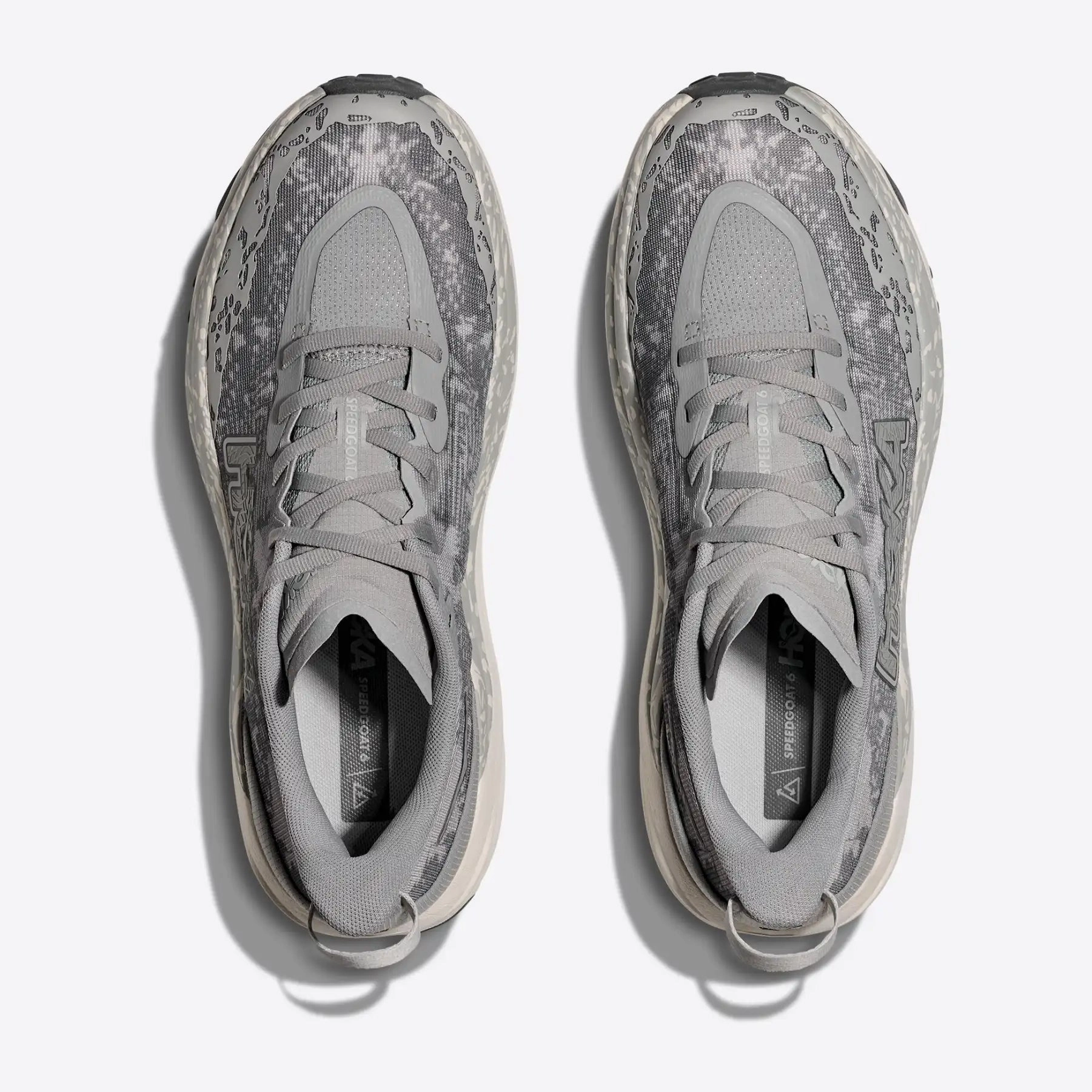 Men's Speedgoat 6 Trail Running Shoes Stellar Grey / Alabaster Portland Oregon