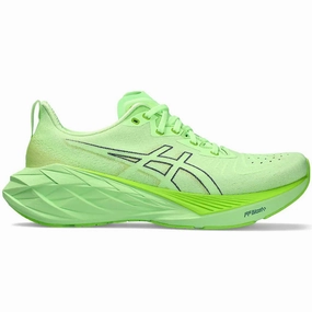 Men's Asics Novablast 4, Illuminate Green/Lime Burst, 7 D Medium Asics Gel-nyc Running Shoes
