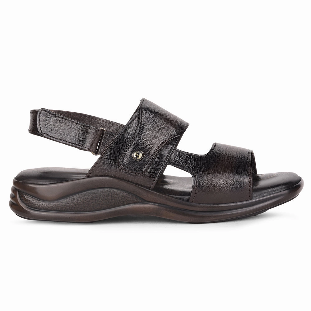 2 Inch Heel Sandals Healers By Liberty 2013-900 Formal Sandal For Men - Brown
