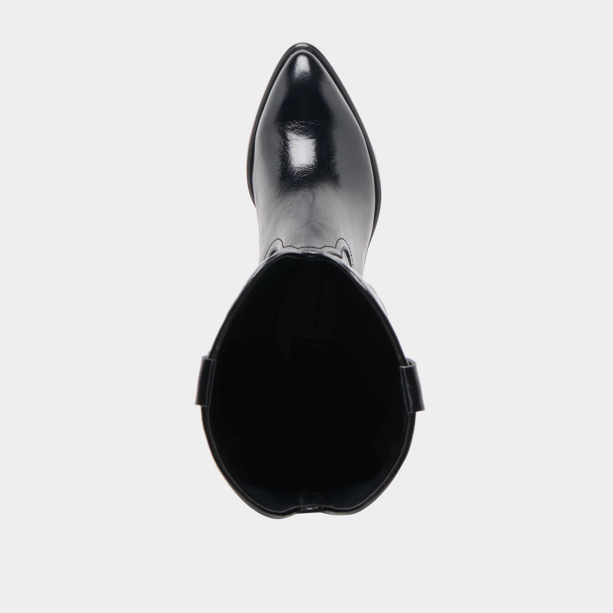 No Boundaries Boots MIRLA WIDE CALF BOOTS BLACK LEATHER