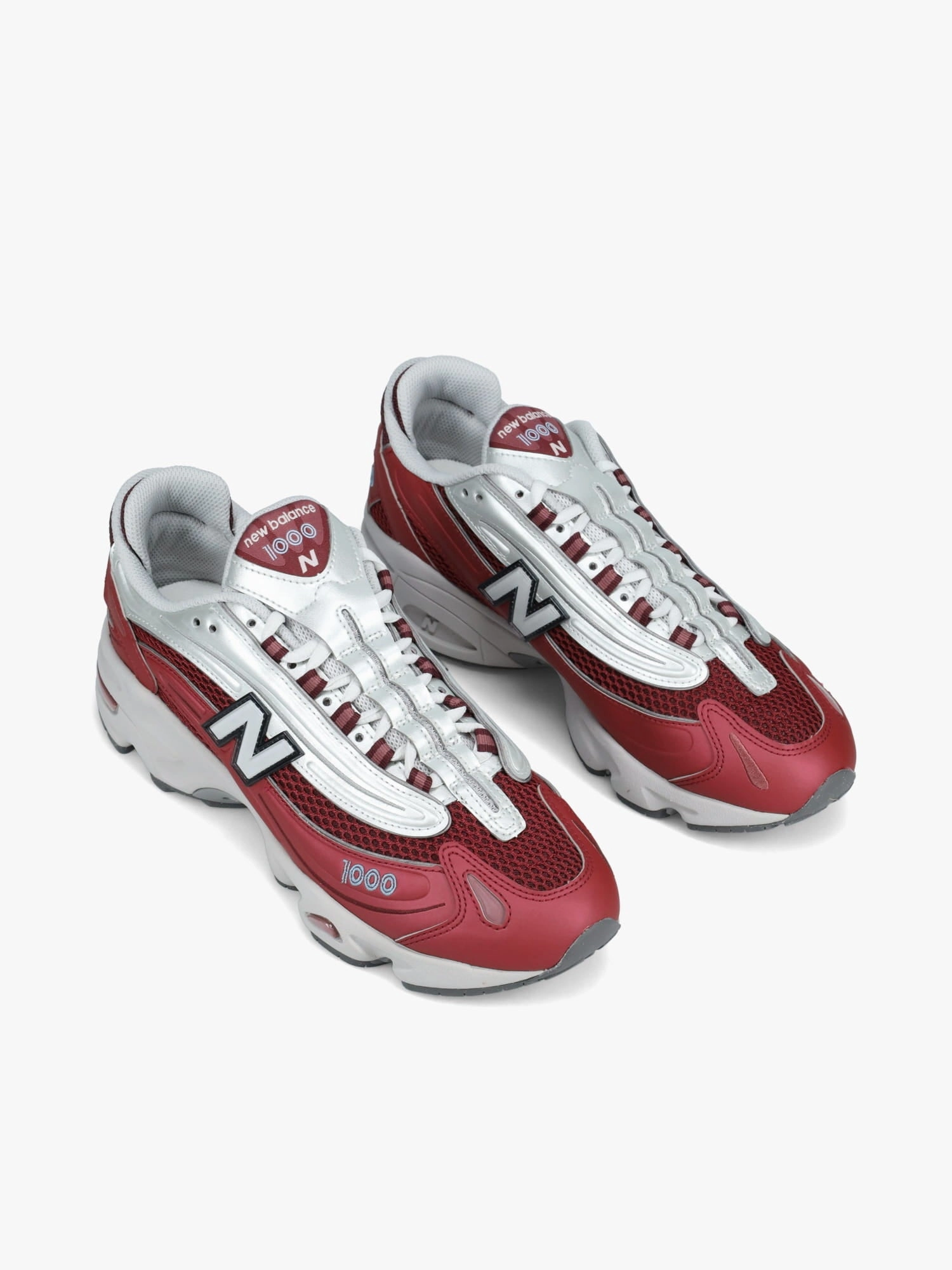 1000 Monarch Burgundy Leather Boa Flat Pedal Shoes