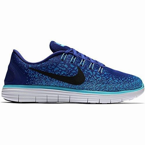 Free Rn Distance Running Shoe (11.5 Deep Royal Blue/Black/Heritage Cyan Custom Nike Running Shoes