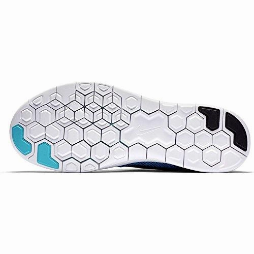 Football Nike Turf Shoes Free Rn Distance Running Shoe (11.5 Deep Royal Blue/Black/Heritage Cyan