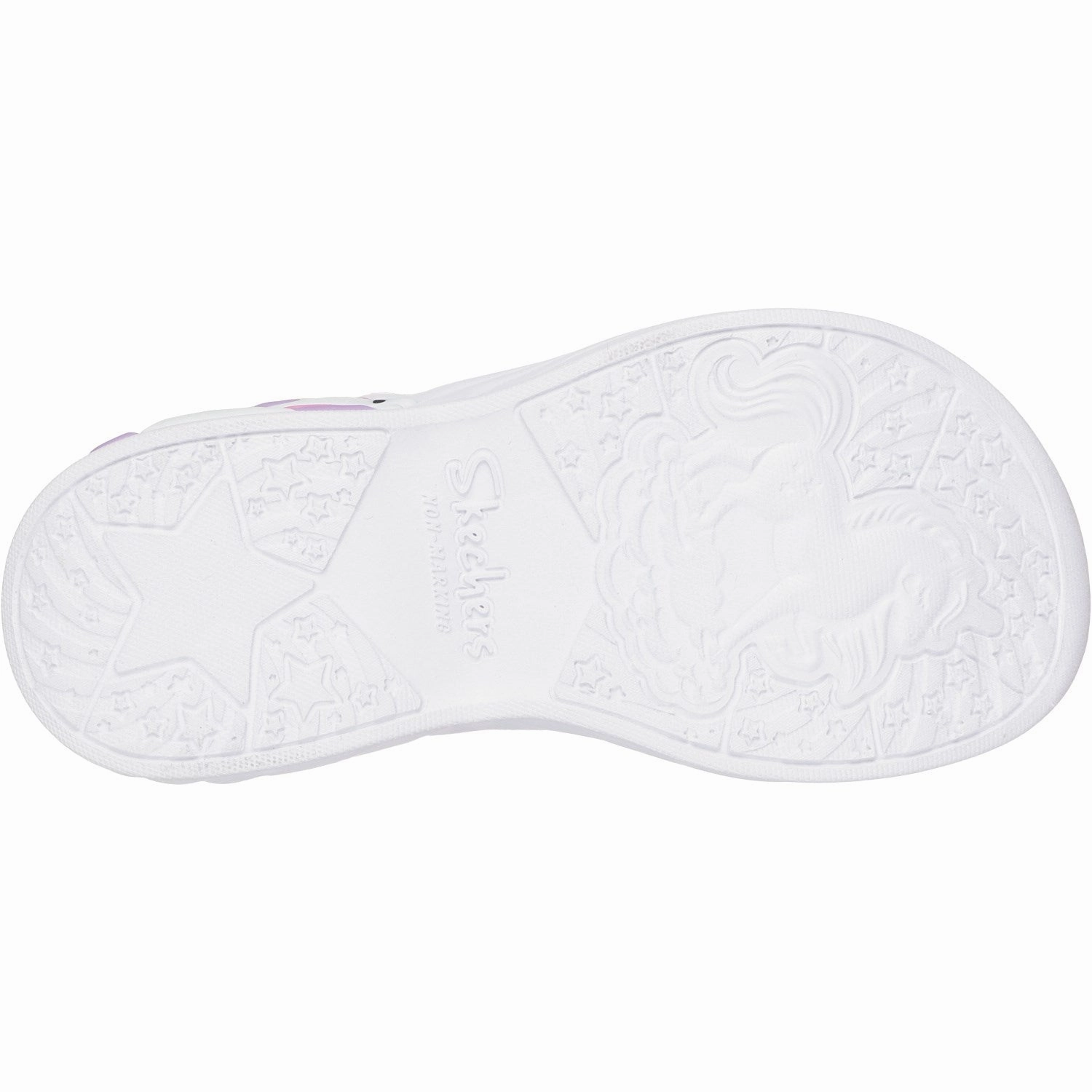 Skechers Pink Unicorn Dreams Sandal Low Platform Sandals