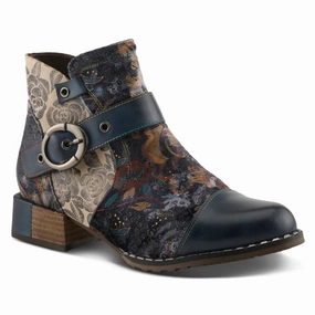 Sitka Boots L'artiste By Spring Step Sipperb Navy Multi Leather Boot (Women's)