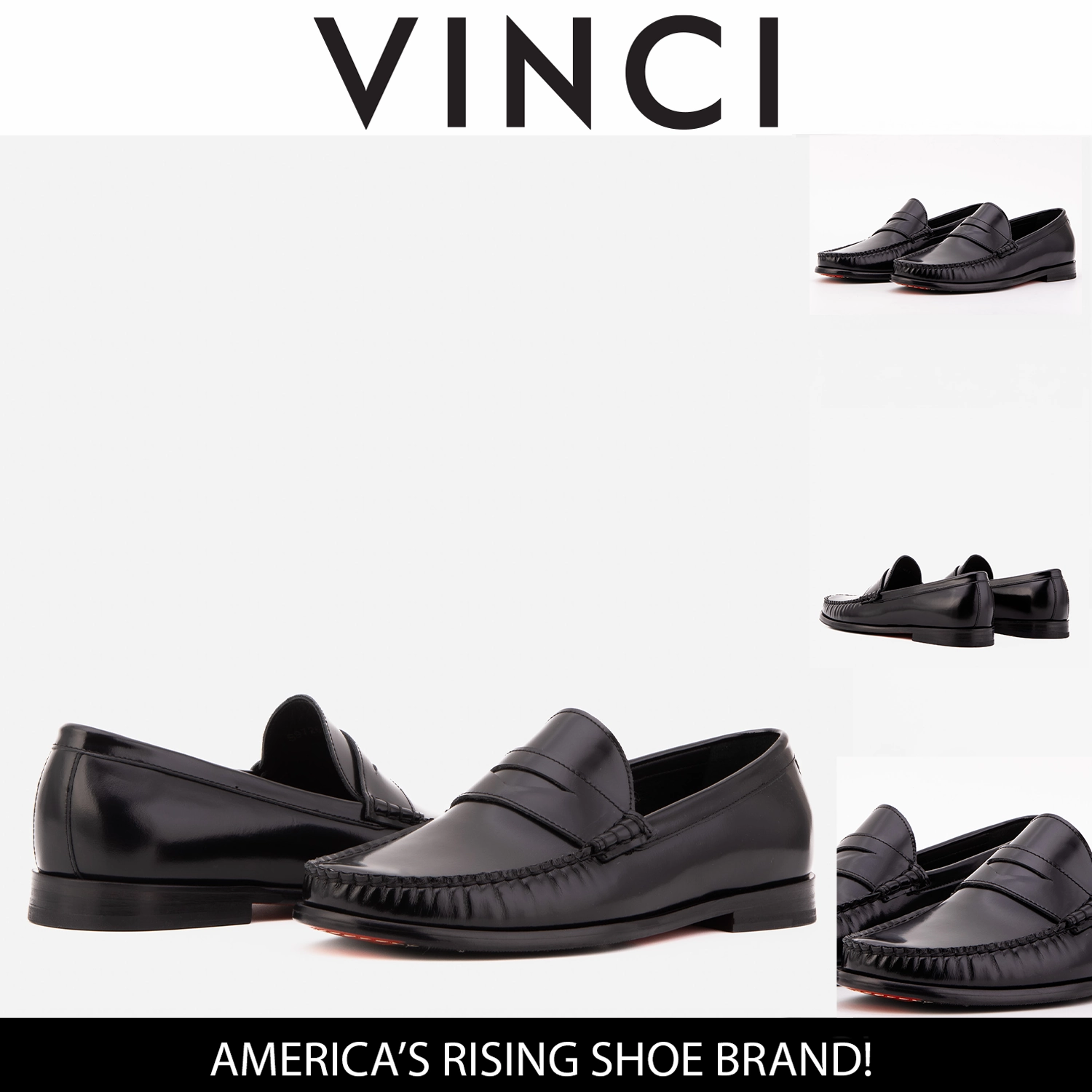 Shoes With Dress Winter The Belmont Black Polished Leather Men Loafer