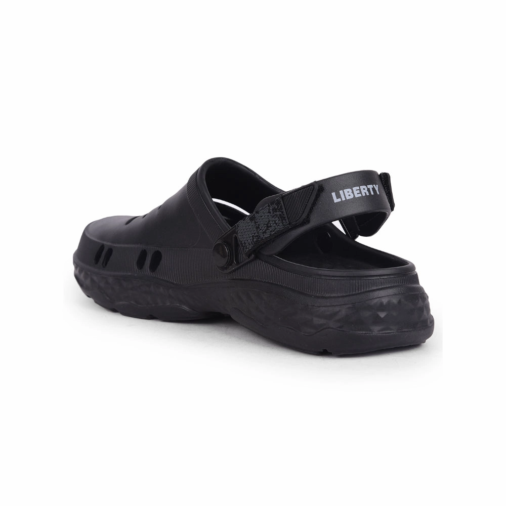 A-HA Casual Black Clogs For Men BEACHRIDE By Liberty Mira Bay Sandals
