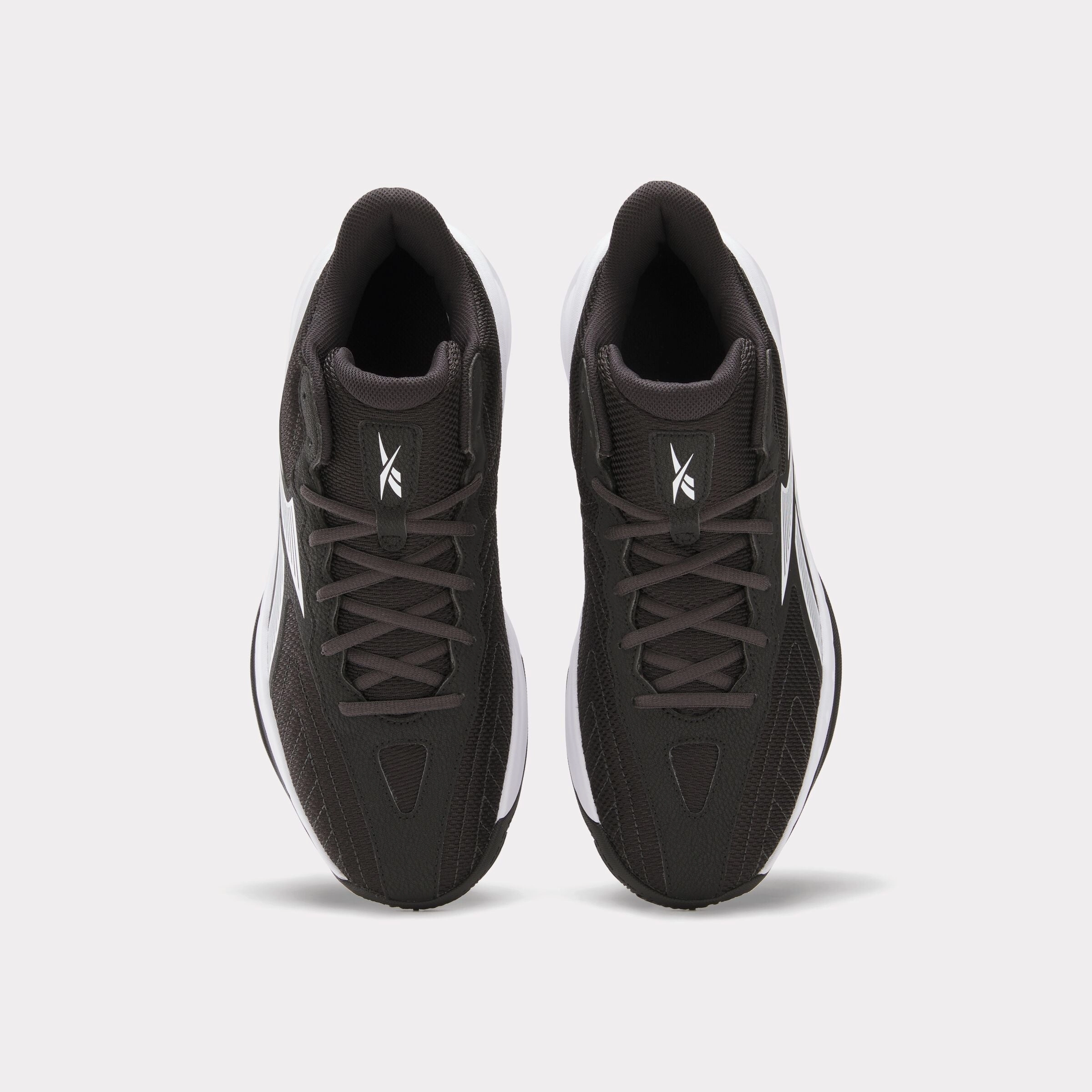 Reebok Press Black/White/Black Spawn 2 Basketball Shoes