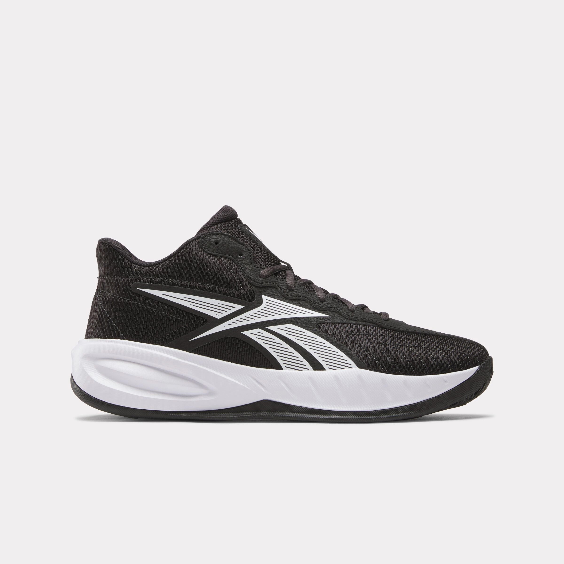 Basketball Shoes That Tie Themselves Reebok Press Black/White/Black