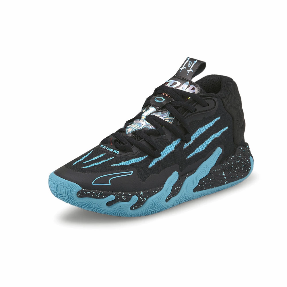 Make My Own Basketball Shoes MB.03 Blue Hive Basketball Shoes (Big Kid)
