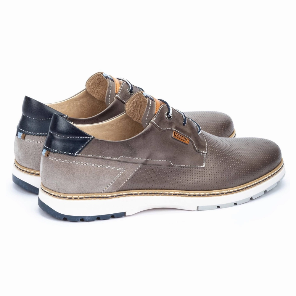 Pikolinos Olvera Dark Grey Leather Shoe (Men's) Shoe Box Dresser