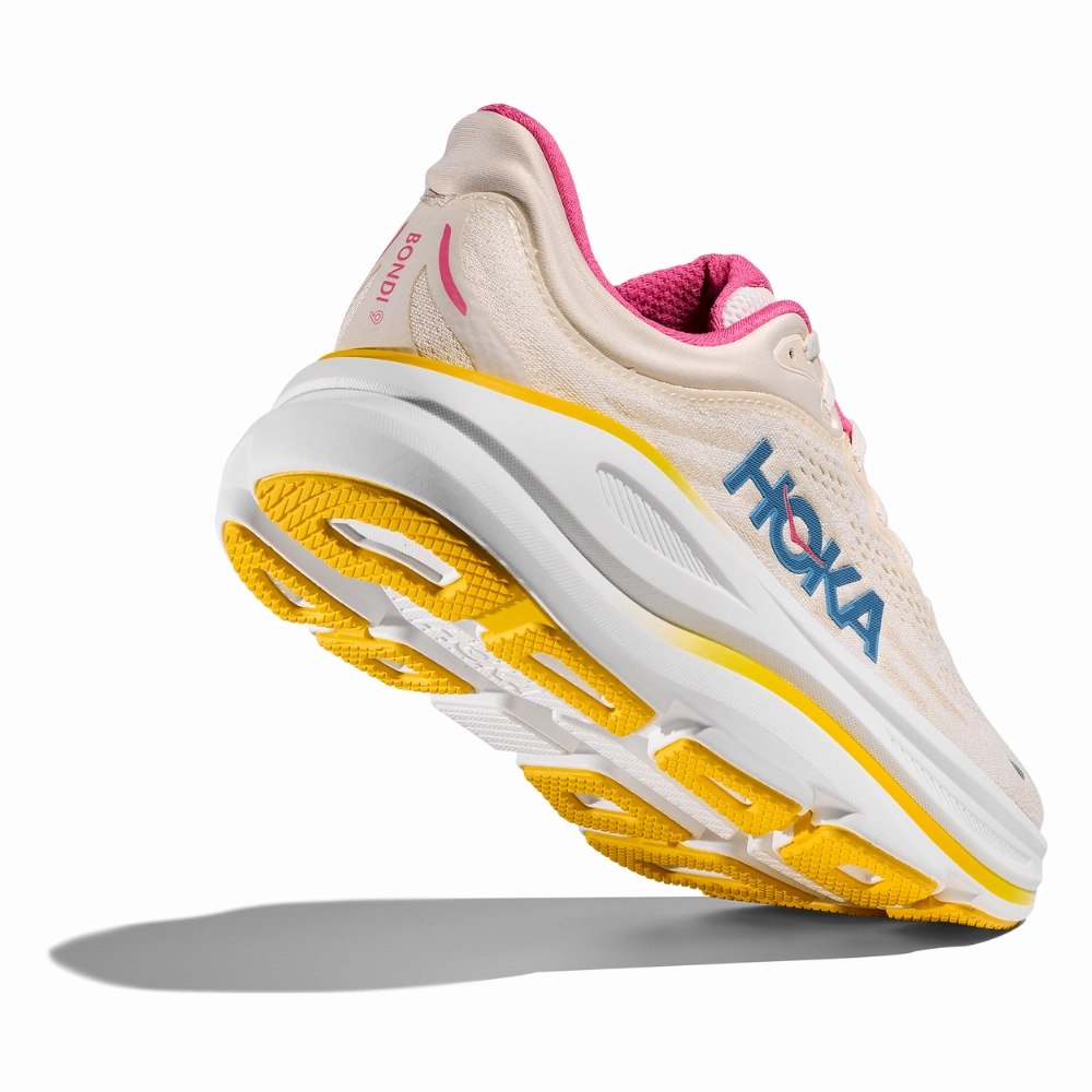 Hoka Bondi 9 Alabaster/Birch Running Shoe (Women's) Shoes Galleria Mall