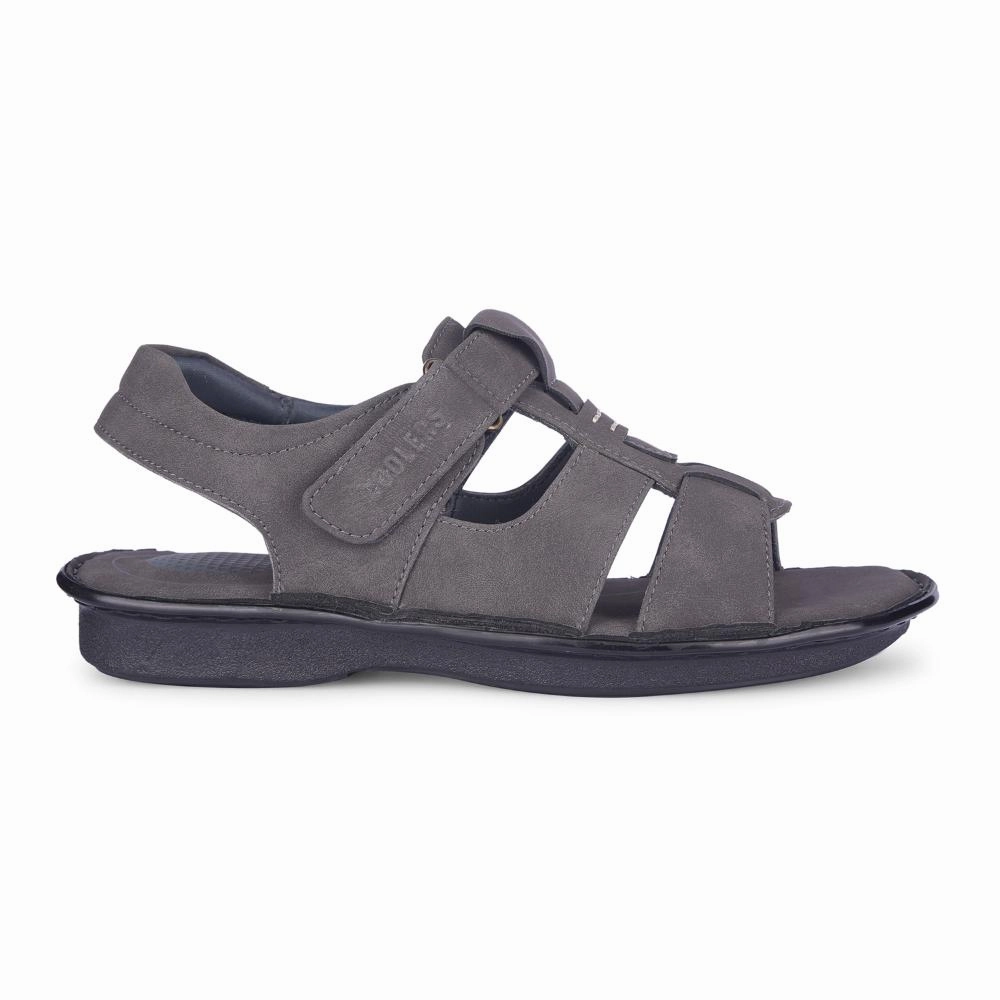 Crystal Sandals Coolers By Liberty Mens FLEXO Grey Casual Sandal
