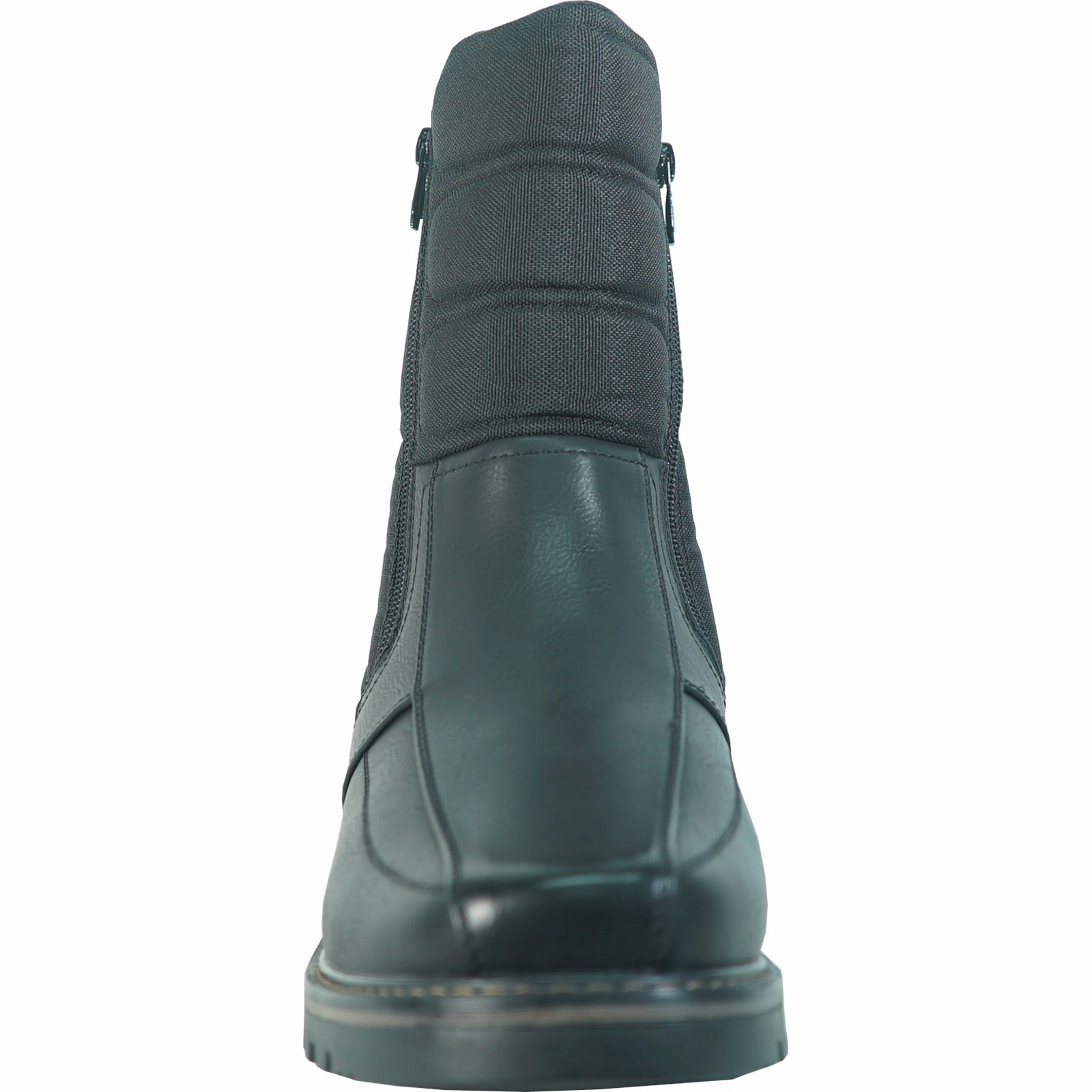 BRAVO Men Boot Dean-17 Casual Winter Fur Boot Black Infant Snow Boots