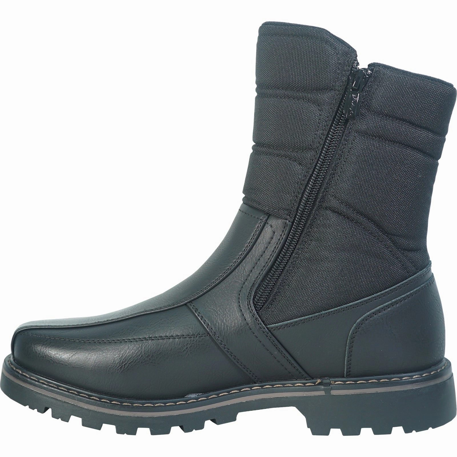 Boots For Horses BRAVO Men Boot Dean-17 Casual Winter Fur Boot Black