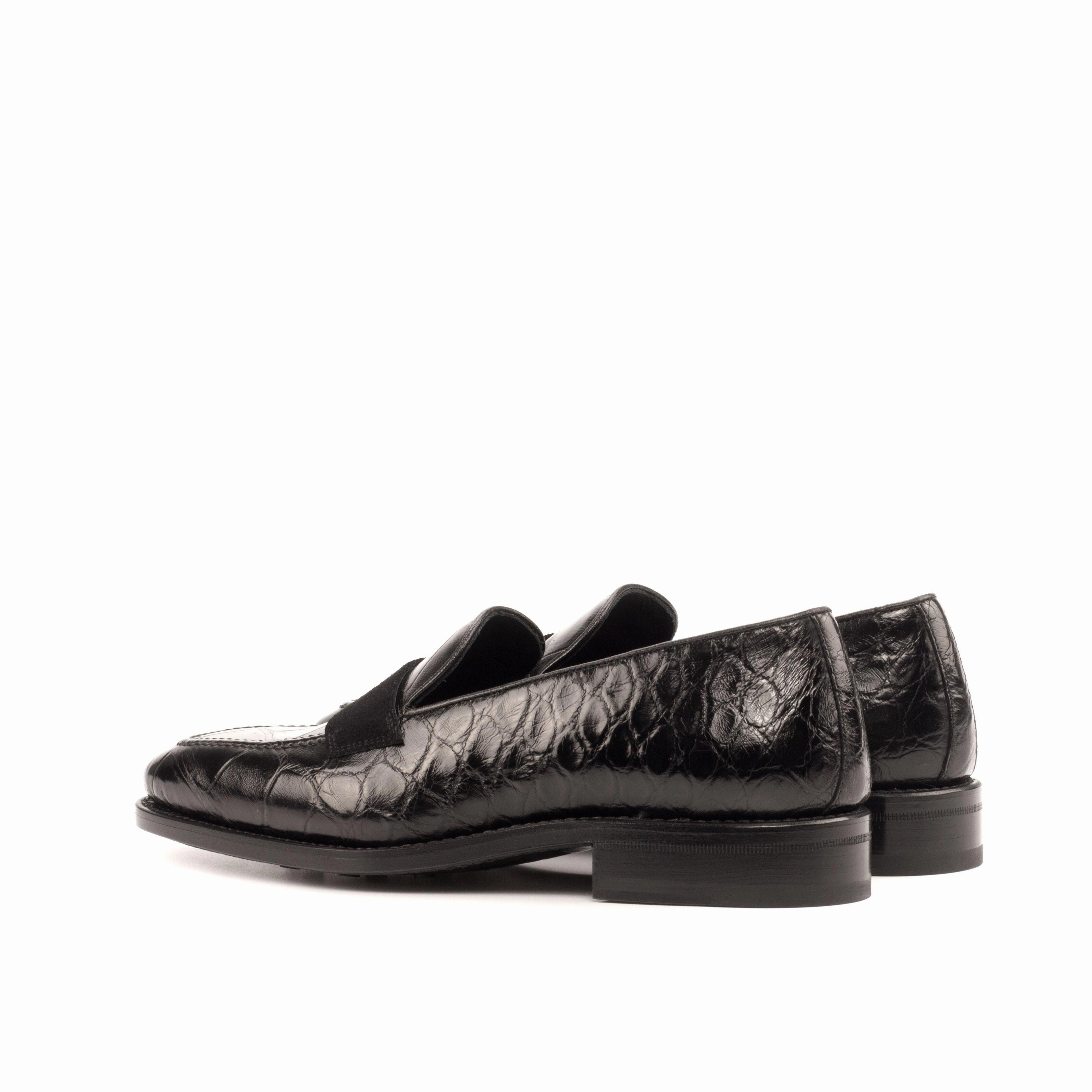 Black Alligator Penny Loafer Loafers And Oxfords