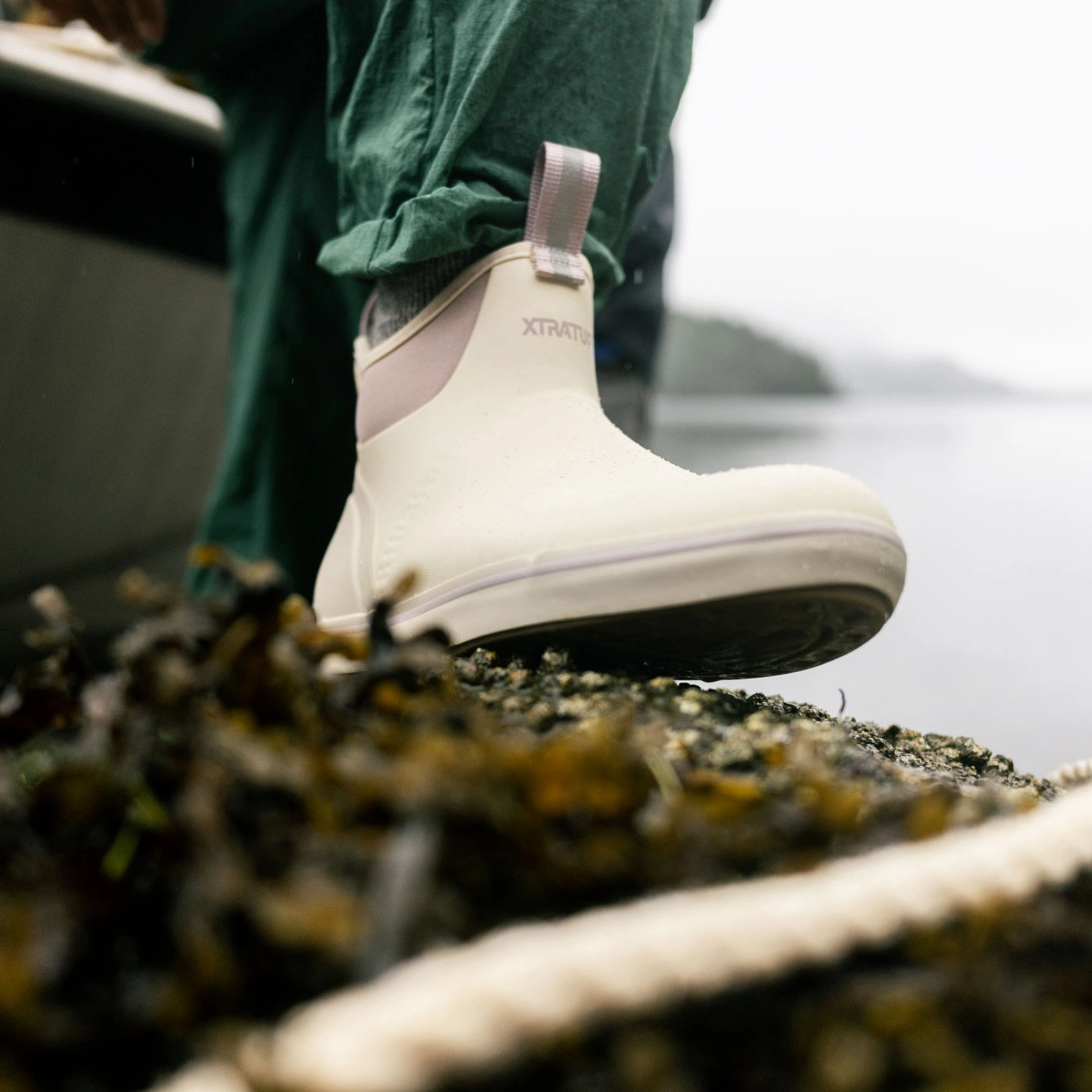 NULL Lineman Boots Women's 6" Ankle Deck Boot