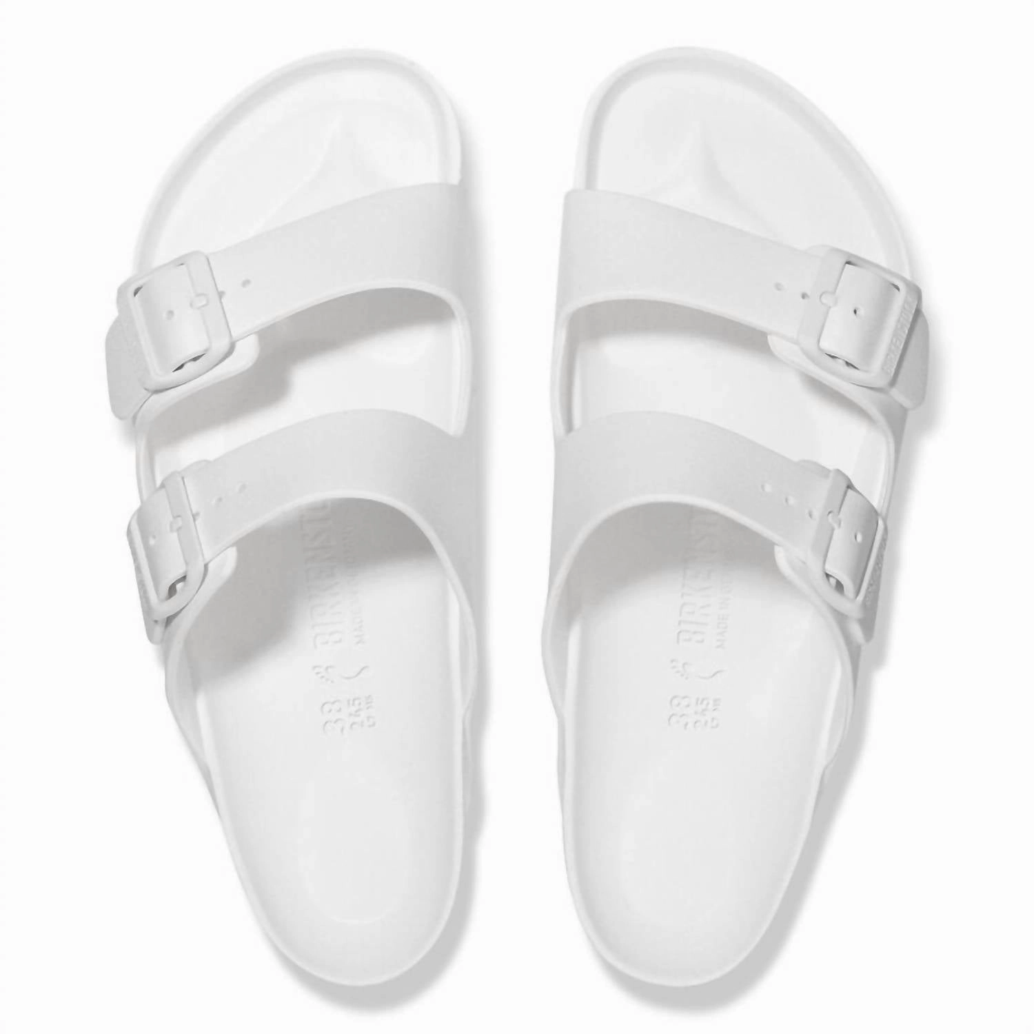 Unisex Arizona Eva Sandals In White Summer Wedge Sandals