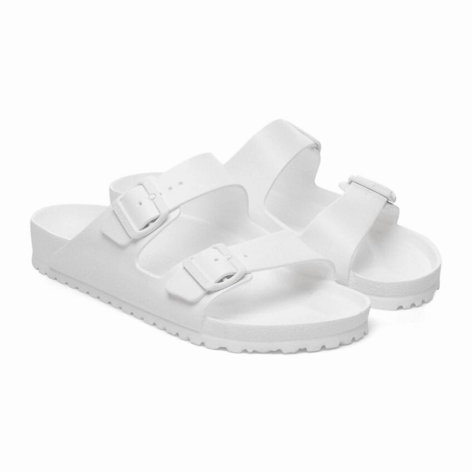 Sandals Over The Water Bungalow Unisex Arizona Eva Sandals In White