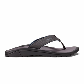 Olukai Ohana Sandal-Pavement/Pavement Navy Flat Sandals