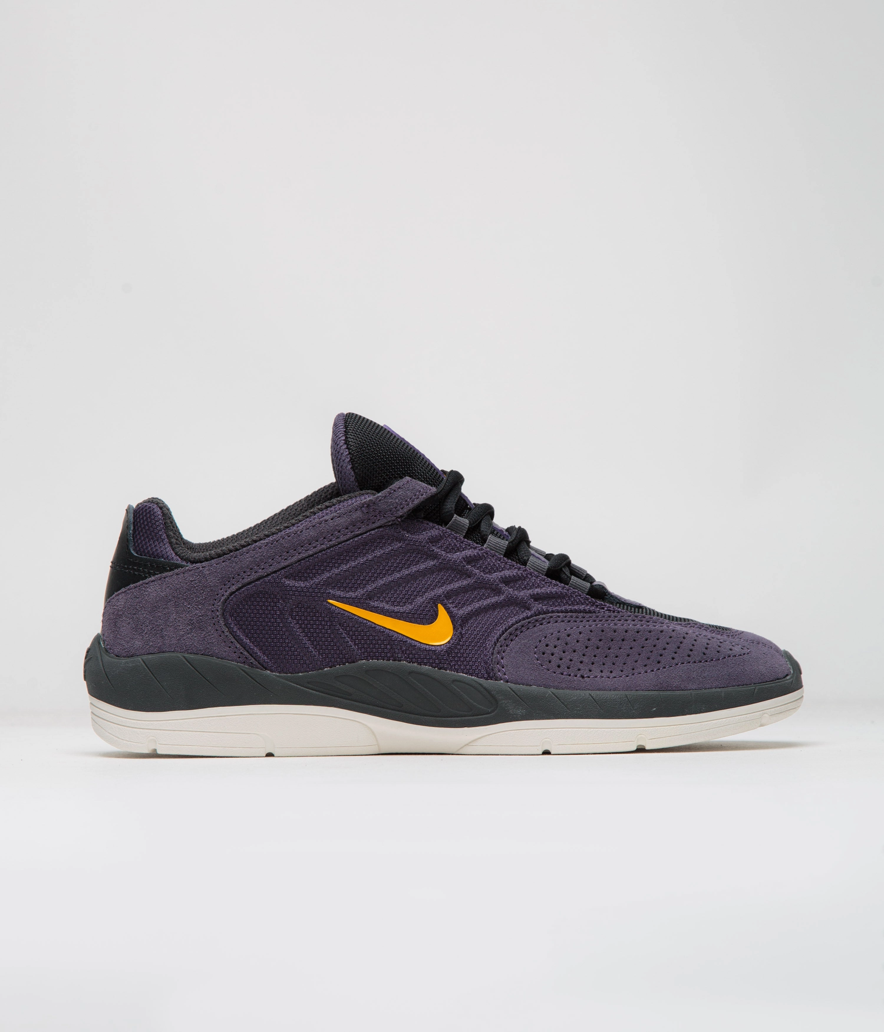 Nike Inflict Wrestling Shoe Nike SB Vertebrae Shoes - Dark Raisin / University Gold - Black