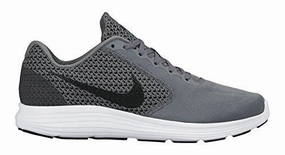 Air Nike Shoes Revolution 3 Running Shoe Cool Grey/Black/White 10.5 M US