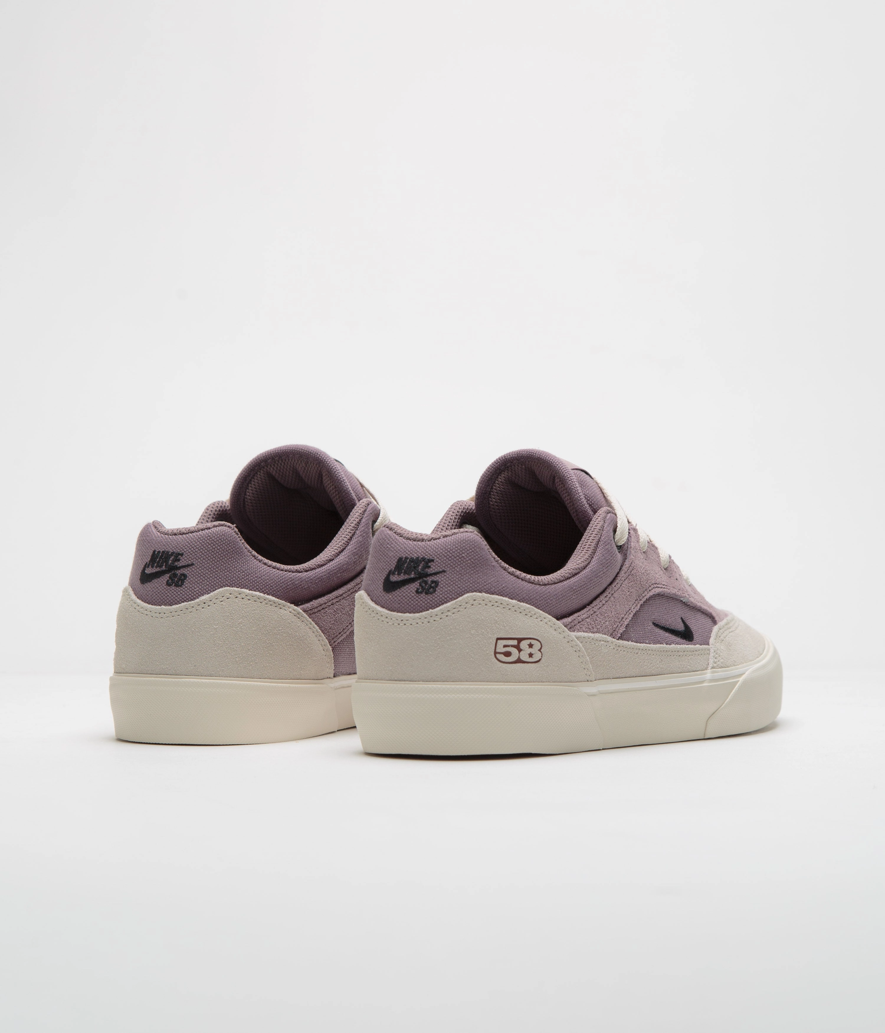 Nike SB Malor TE Shoes - Taupe Grey / Black - Light Orewood Brown - Cinnamon Shoes Nike X Stussy