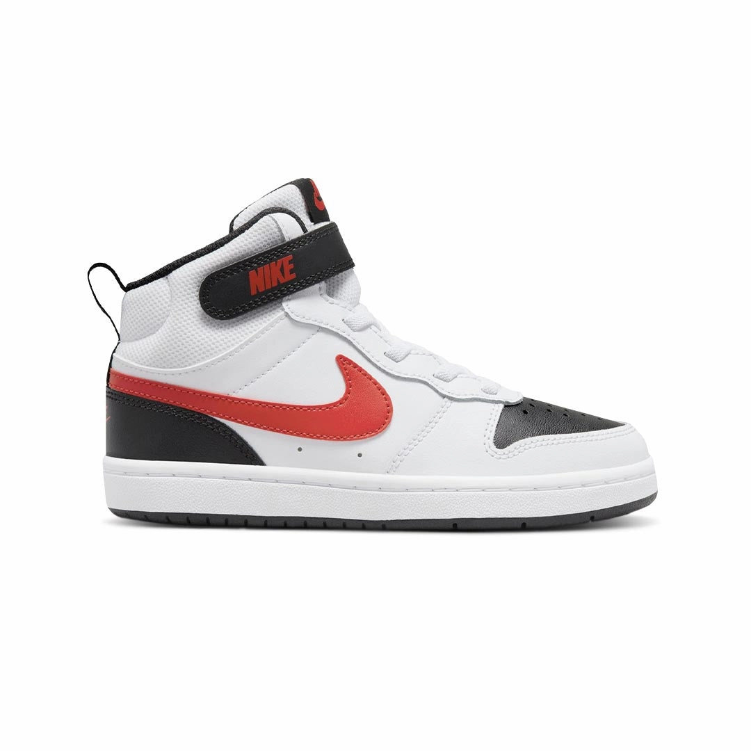 Nike - Kids' (Preschool) Court Borough Mid 2 Shoes (CD7783 110) Nike Running Shoes Pegasus