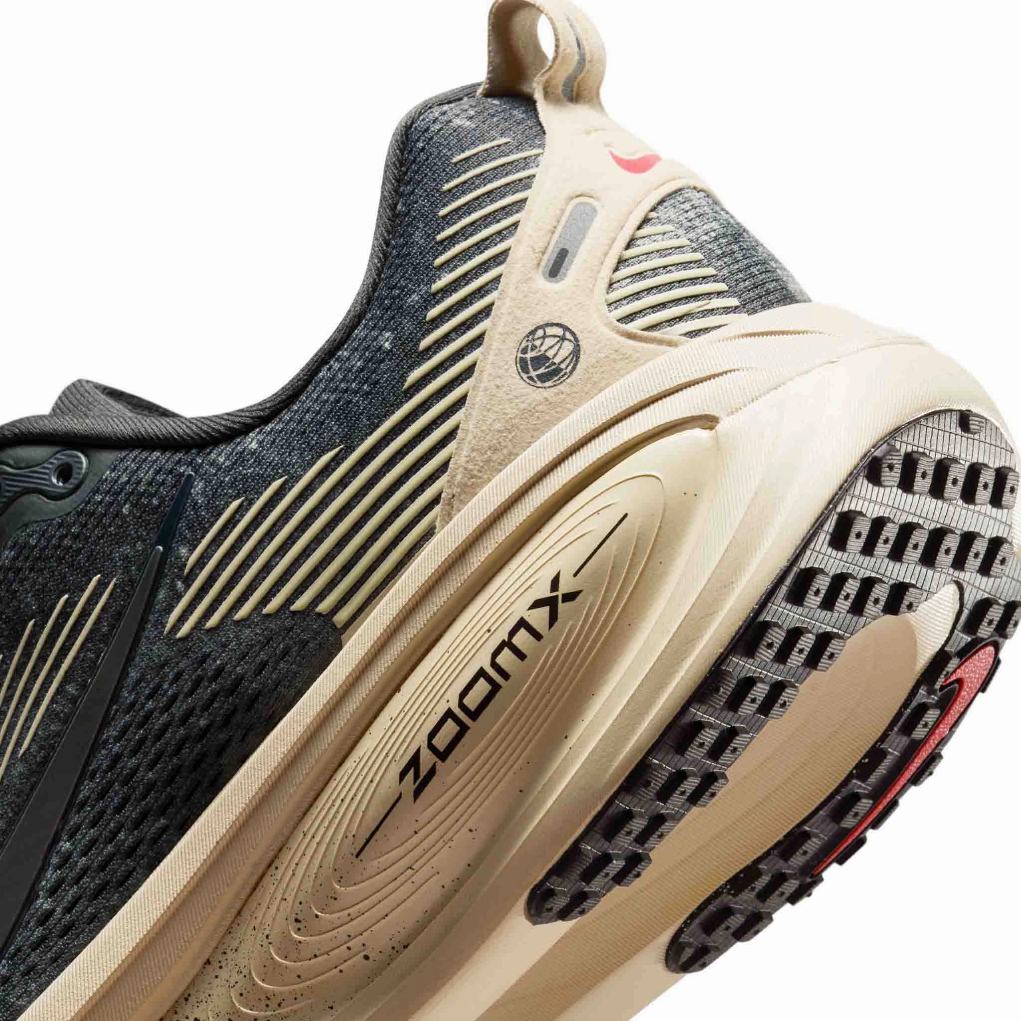 Nike | Men's Vomero 18 Road Running Shoes - Oatmeal/Black-Anthracite-Volt Nike Shoes With Chains