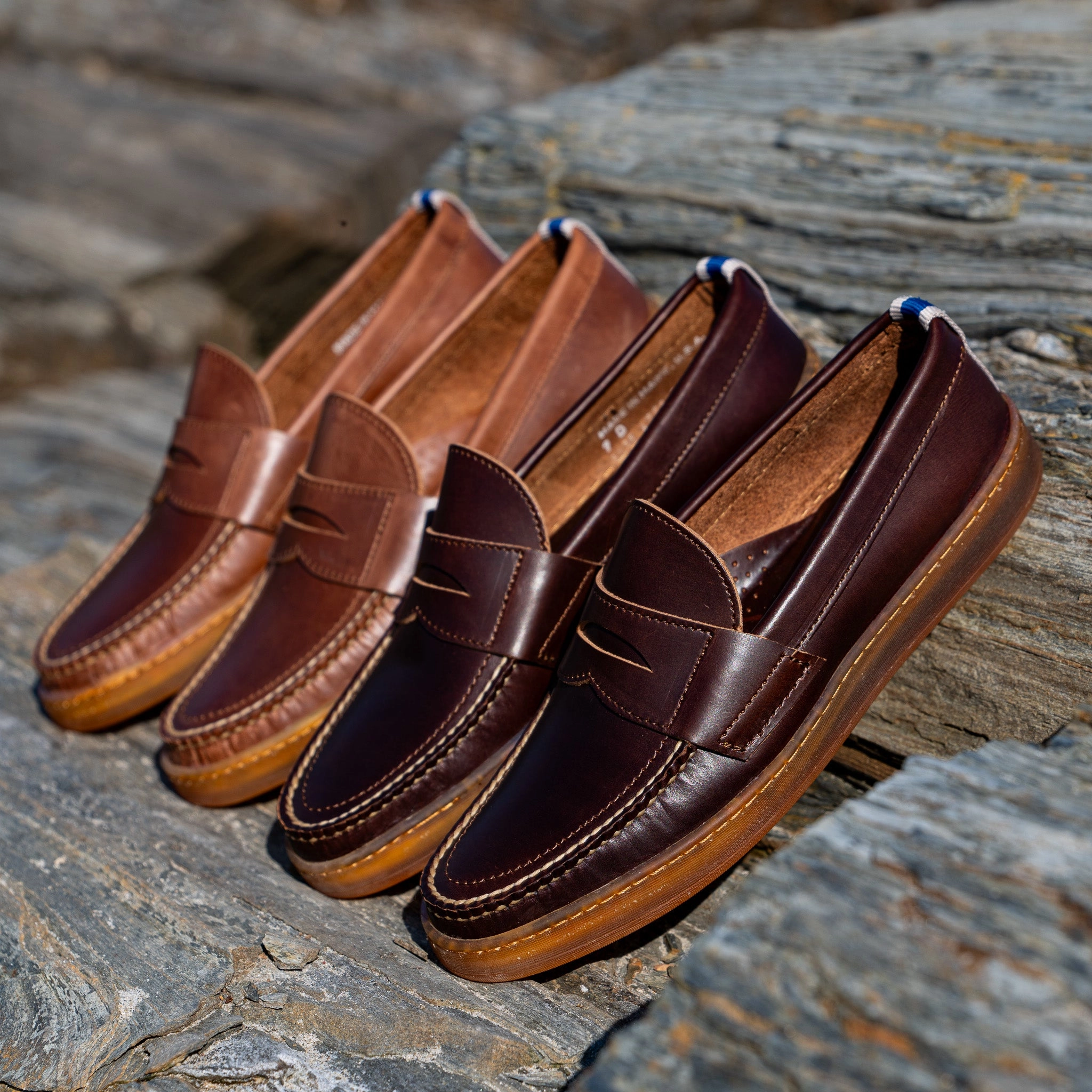 Loafers Tux Cup Sole Penny Moc - Heritage Brown