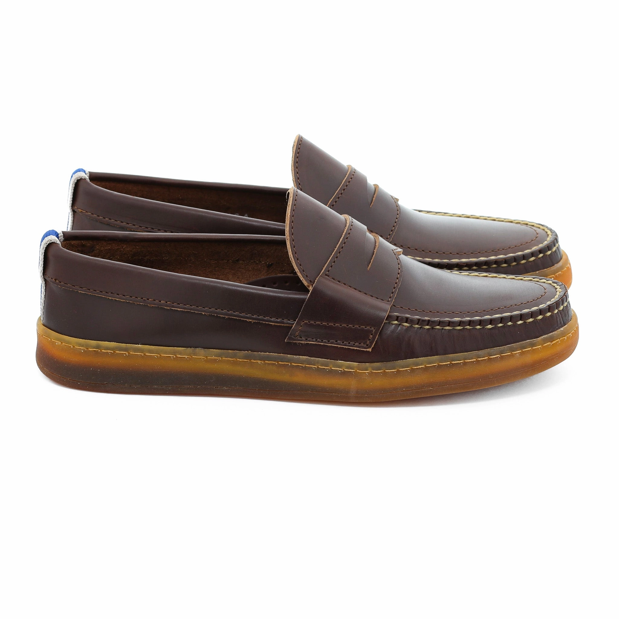 Cup Sole Penny Moc - Heritage Brown Rose Gold Loafers