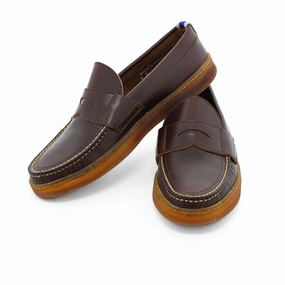 Cup Sole Penny Moc - Heritage Brown History Of Penny Loafers