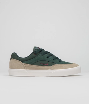 Nike SB Malor Shoes - Seaweed / Burgundy Crush - Khaki - Phantom Nike Shoes And White Running