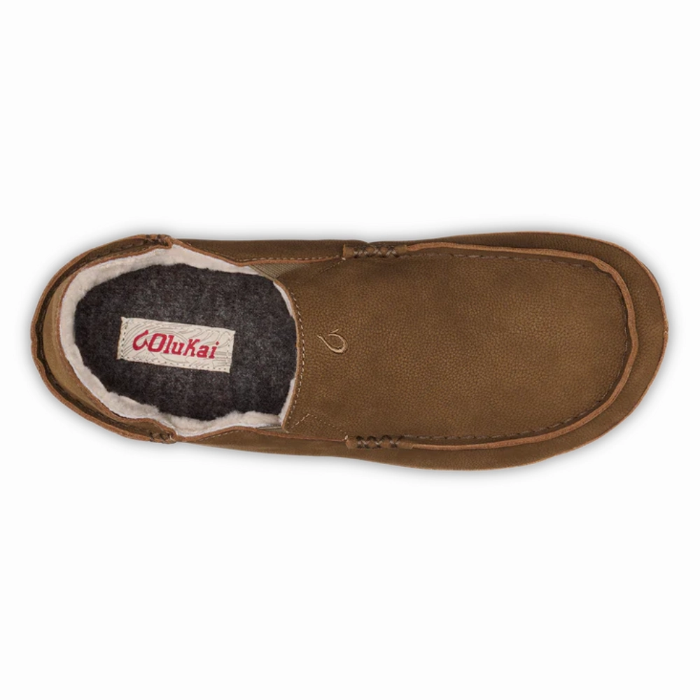 OluKai Molo Sharkskin Kona Coffee Slipper (Men's) Slippers Basketball