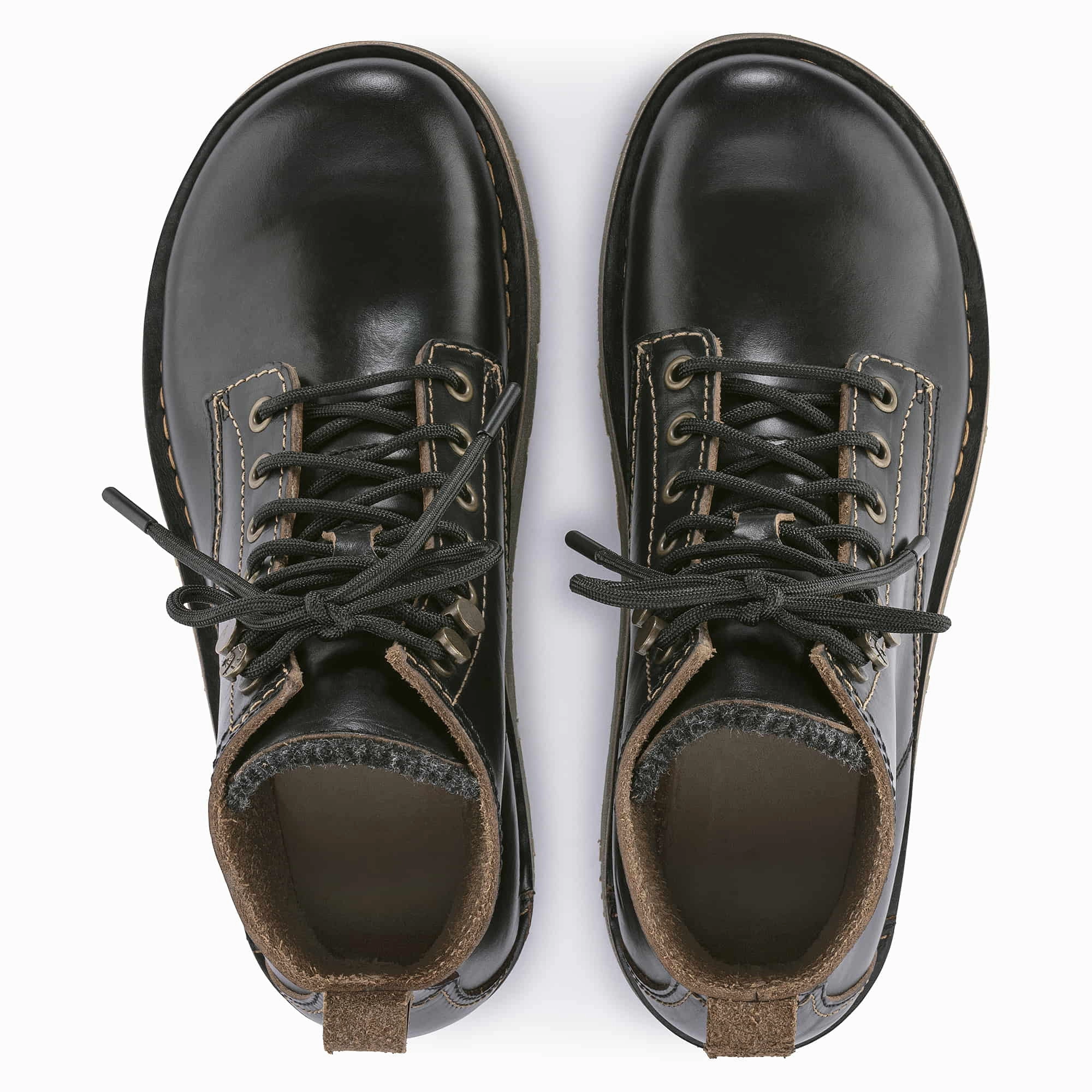 Birmingham Lace Mid Oiled Leather Muck Boots Wetland