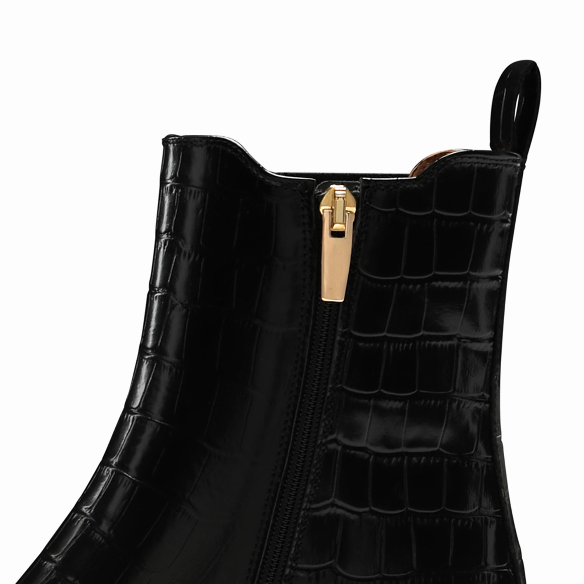 Vendme Amandine croco black calfskin leather boots Boots Boot Barn