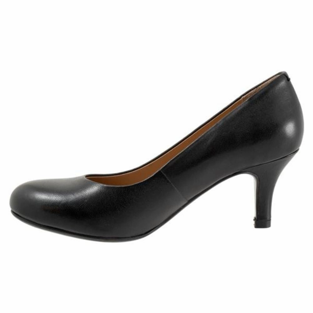 Trotters Lanay Black Leather Pump (Women's)