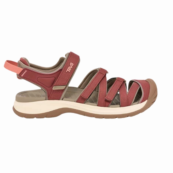 Teva Women's Tirra CT Mahogany Heart Sandals Tik Tok
