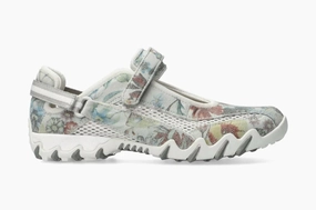 Jorts And Loafers Women's Niro Rugged Mary Jane Shoes In Light Grey And Numbus Cloud