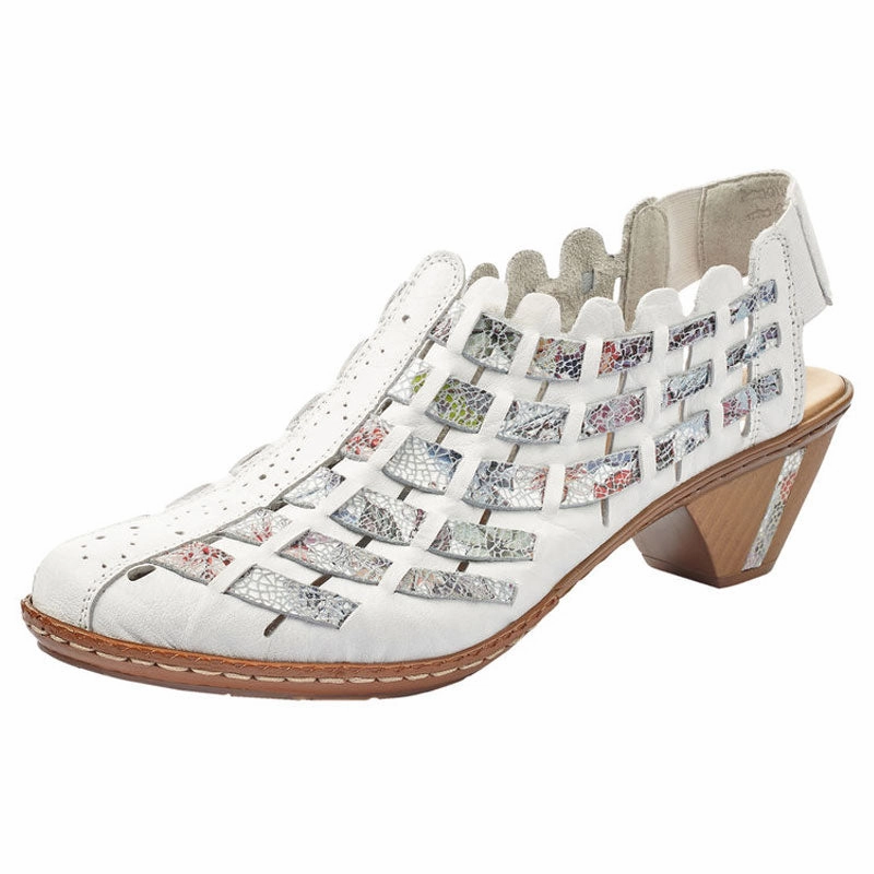 Rieker Sina 78 Slingback Heel White (Women's) Dress Shoe Cleaning Kit