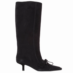 Steampunk Boots Burberry Black Storm 50mm Suede Boots