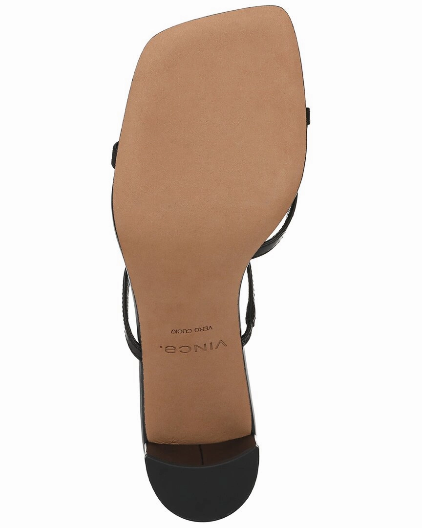 Vince Ona Leather Strappy Sandal Slider Sandals