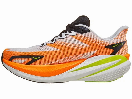 Joe Biden Hoka | Mach X3 | Men's | White/Neon Tangerine
