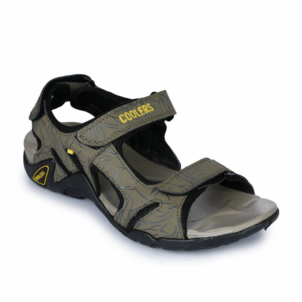 Coolers Sporty Olive Green Sandals For Men 8141-05 By Liberty Sandals Bahamas Locations